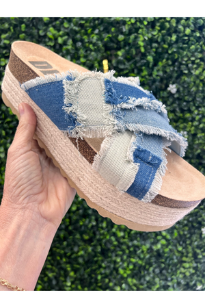 Plays Denim Sandal