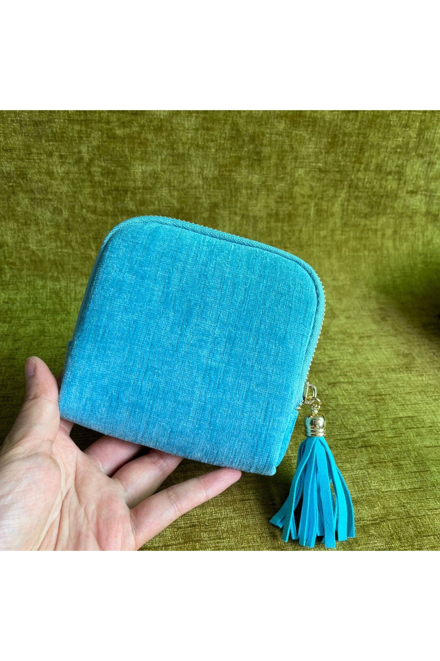 Fringe Zipper Jewelry Organizer