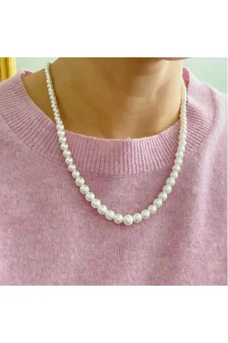 Queen Liz Graduated Pearl Necklace