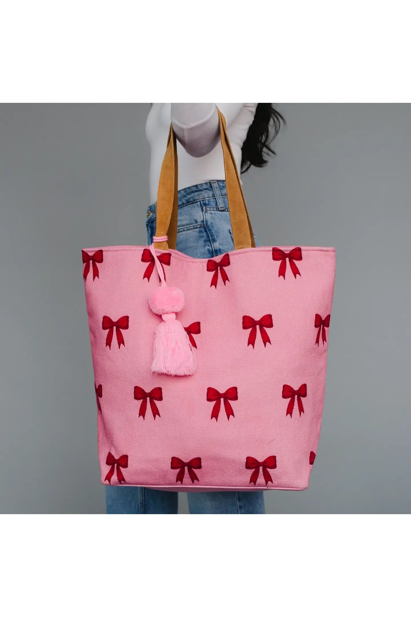 Pink Hearts Tote