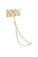 Gold Wheat Braid Chain Phone Charm