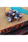 Tortoise Shell Mahjong Rack & Pusher Set Matte Finish