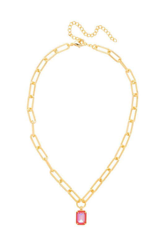 Nia Pendant Necklace Pink