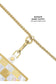 Gold Wheat Braid Chain Phone Crossbody