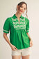 Ric-Rac Accented Blouse