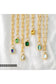 Octavia Scalloped Pendant Necklace