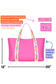 Mahjong Tote Bag Mahjong Tile Bag Leather | Pink *NEW*