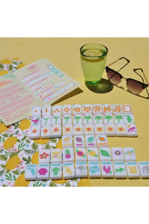 Florida Inspired Mahjong Tiles