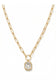 Octavia Scalloped Pendant Necklace
