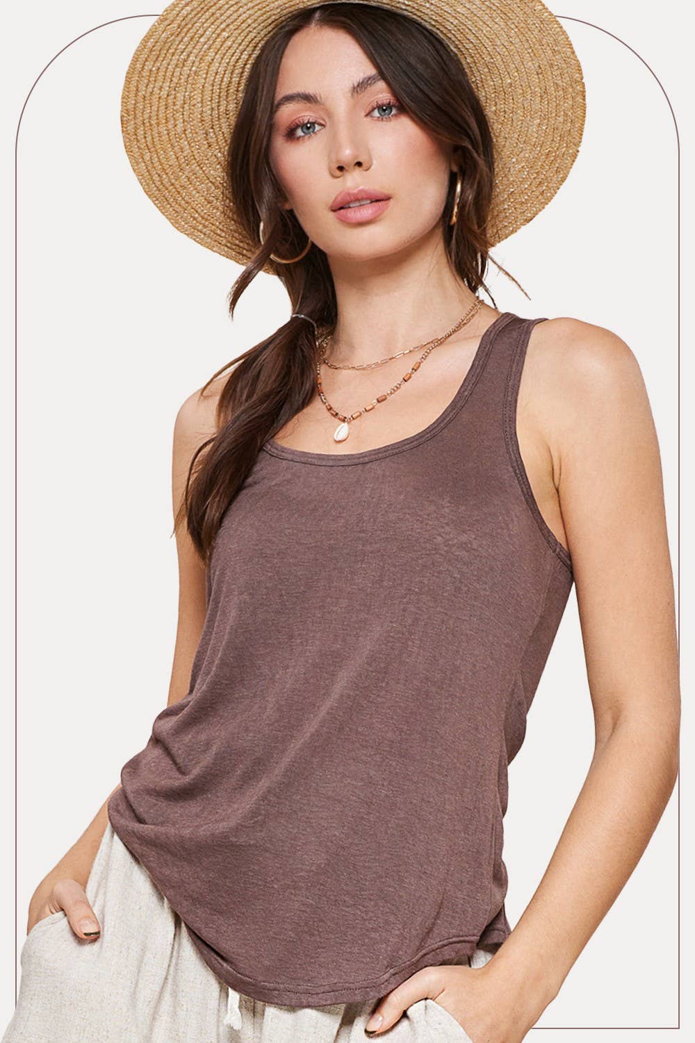Loose Fit Athleisure Tank Top