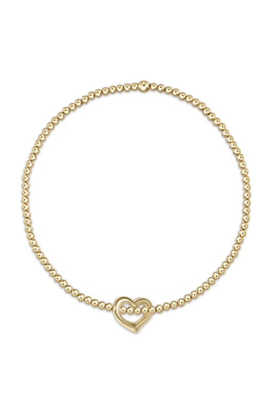 EN Classic Gold 2mm Love Small Charm ✔️