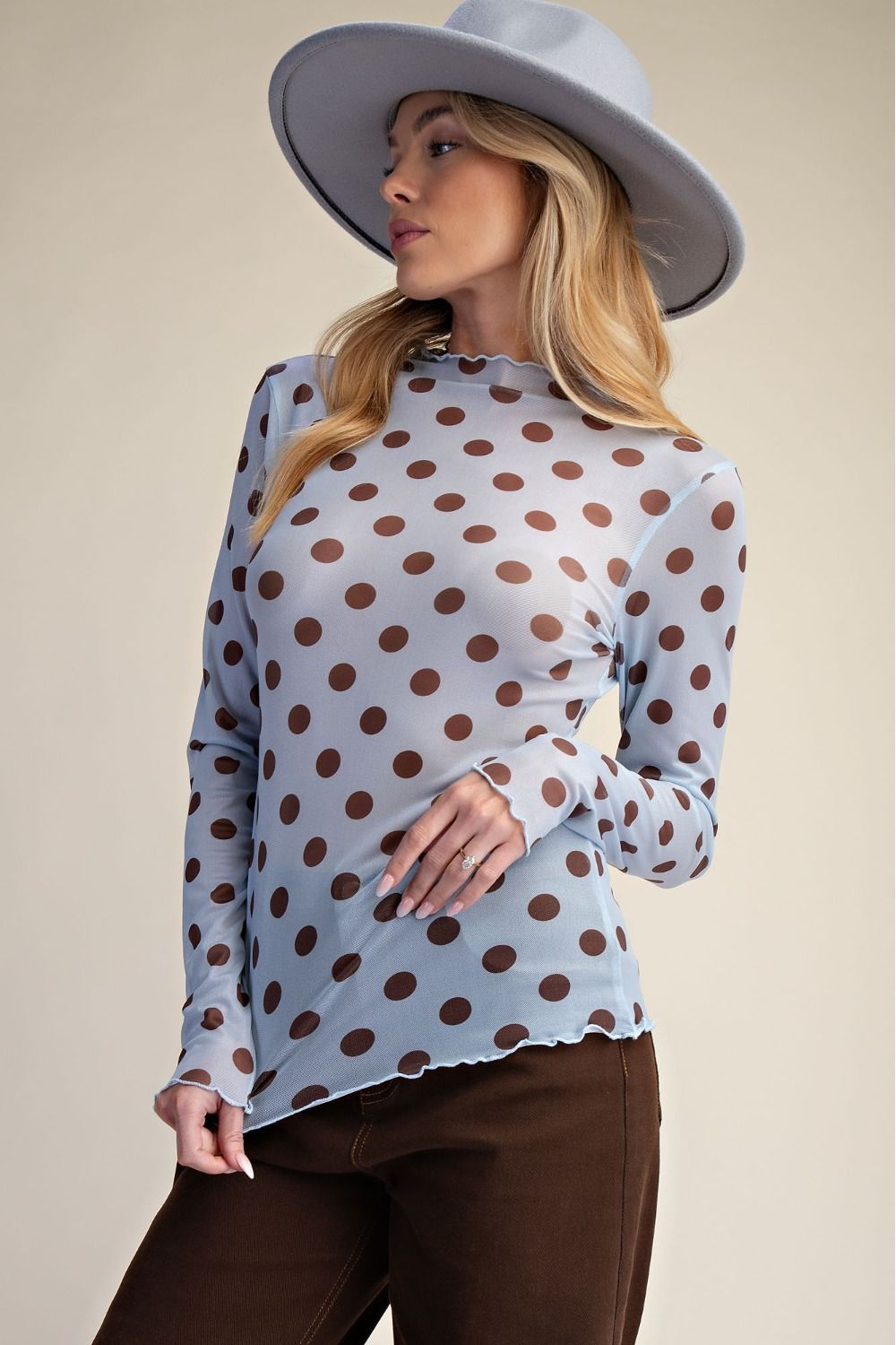 Spot On Mesh Top