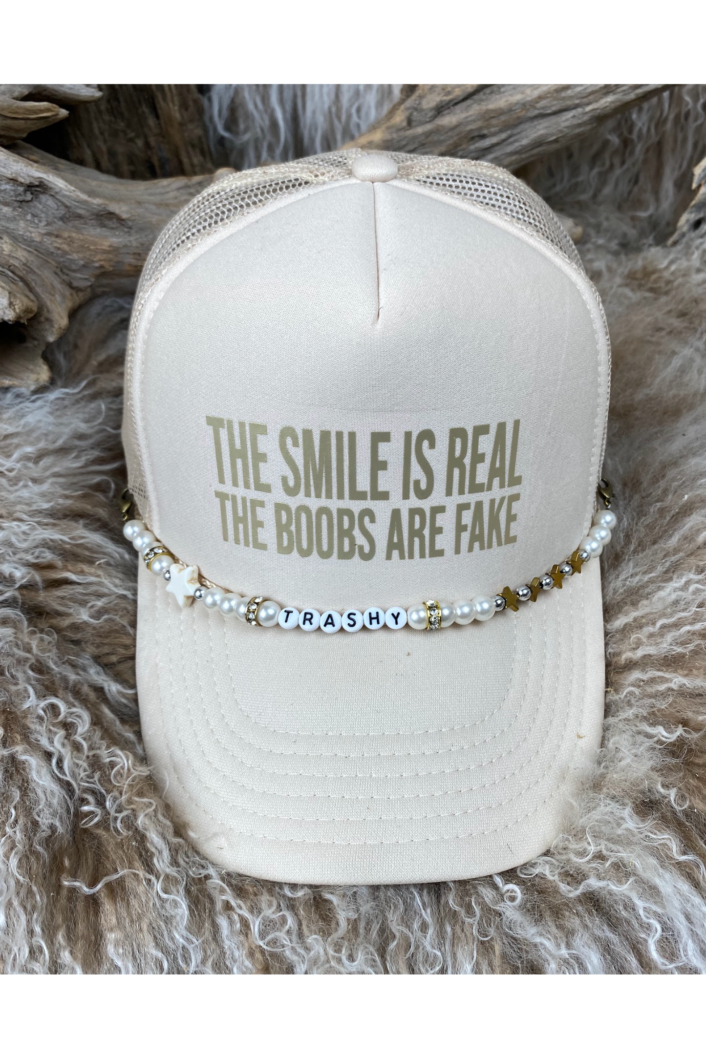 The Smile is Real the Boobs are Fake Trucker