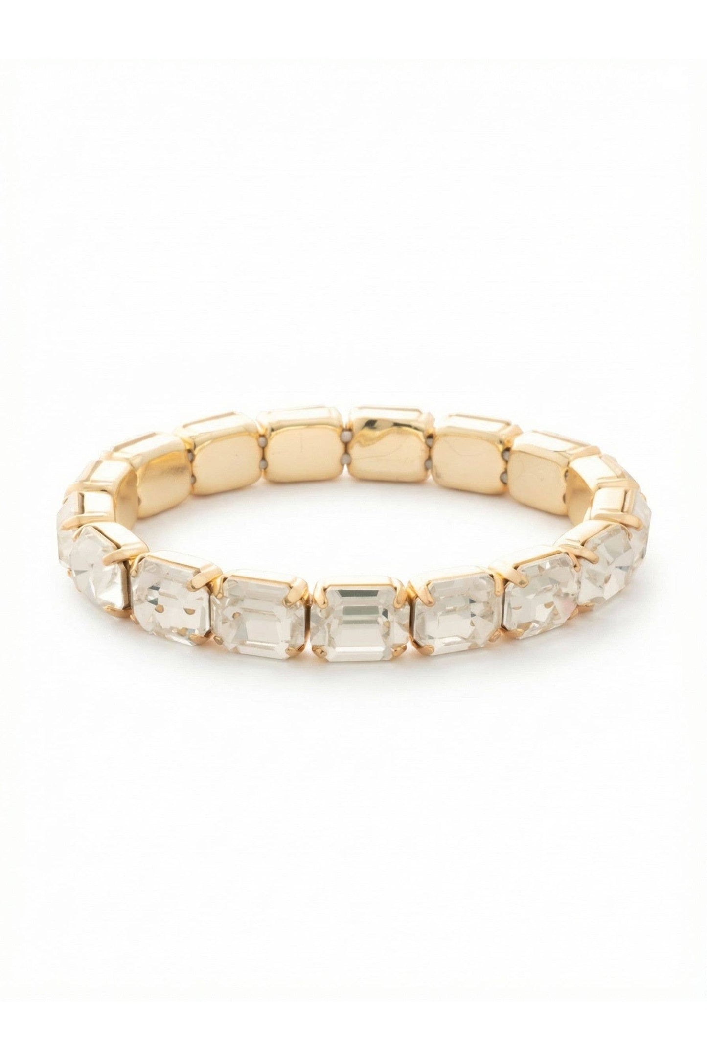 7 Inch Easton Emerald Cut Stretch Bracelet