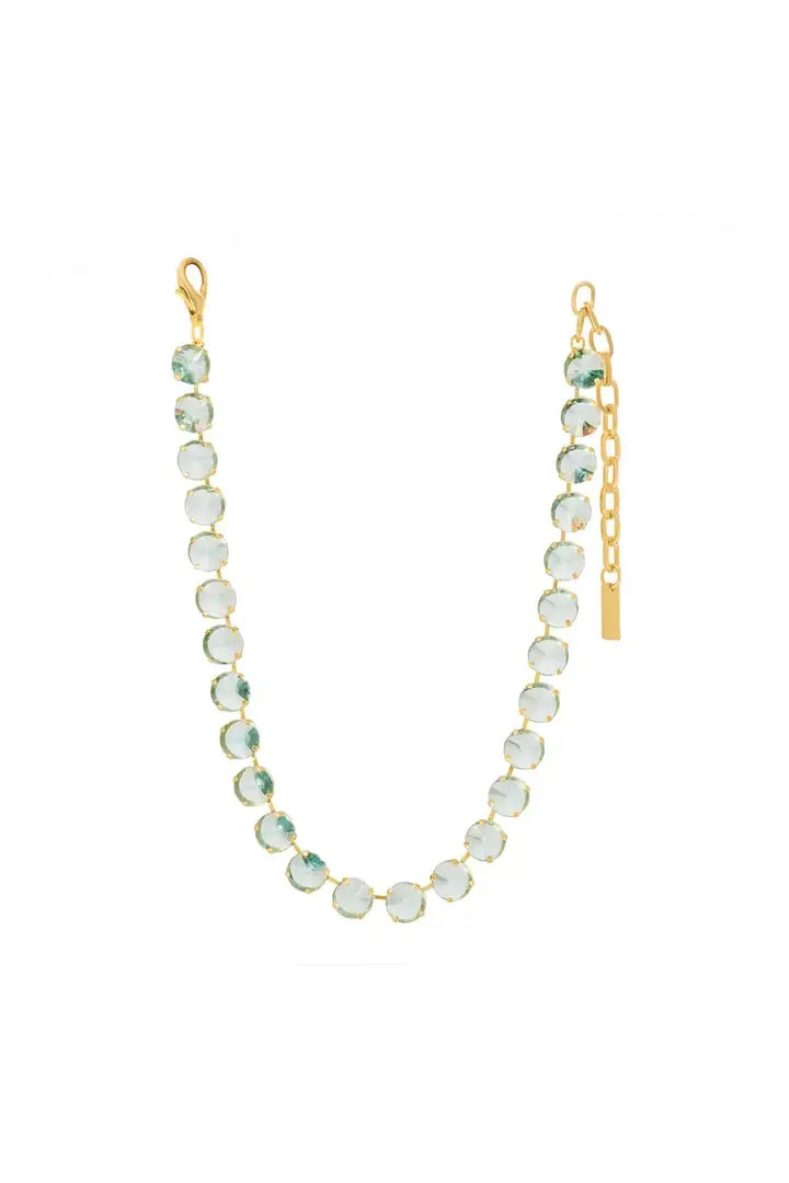 Tova Sofia Necklace Fairy Dust/Unfoiled Aqua Bohemica