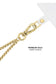Gold Wheat Braid Chain Phone Crossbody
