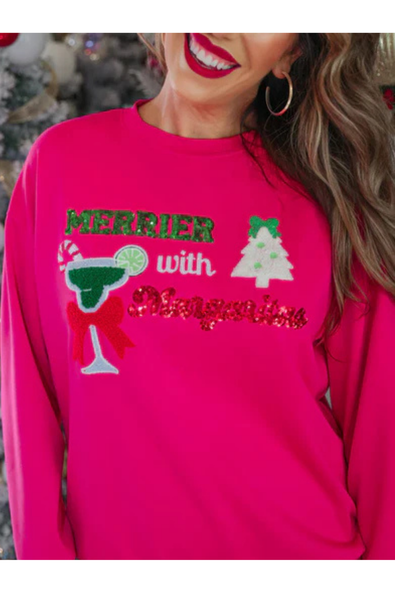 Merrier With Margaritas Pullover