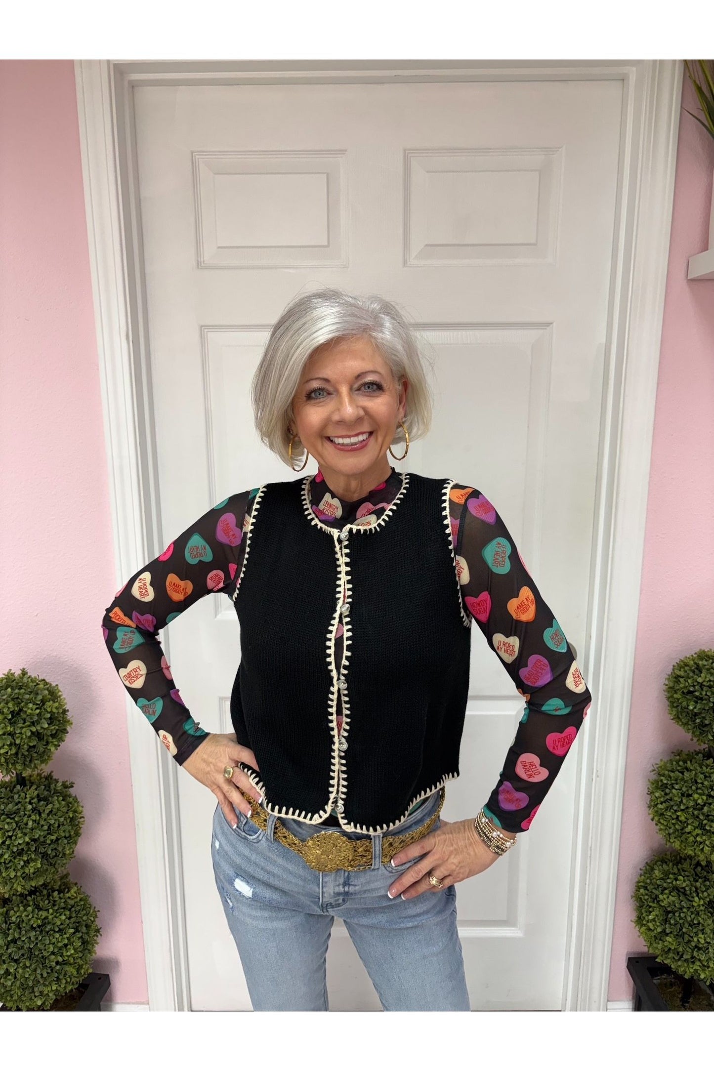 Winona Knit Crop Vest