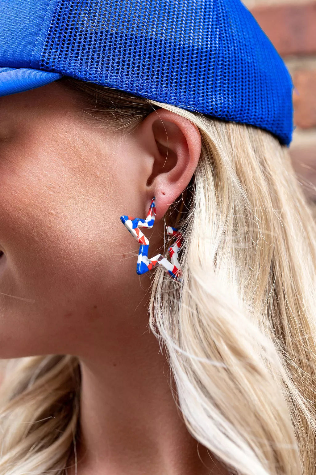 Patriotic Star Hoops