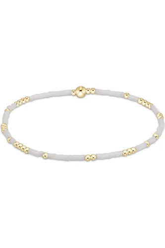 Hope Unwritten Bracelet - White