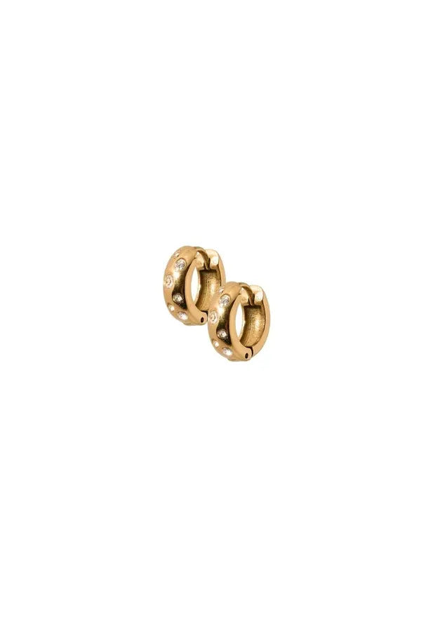 Hunter Gold Huggie Earrings