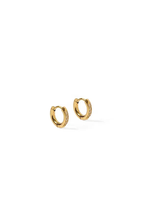 Scarlett Gold Huggie Earrings