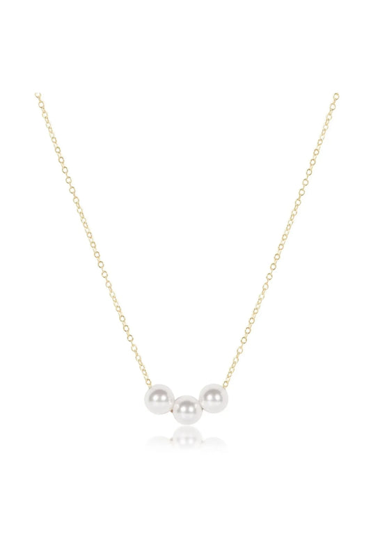 16" Necklace-Gold-Joy Pearl✔️