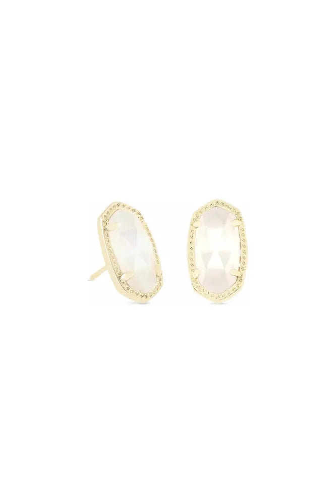 KS Ellie Gold MOP Studs