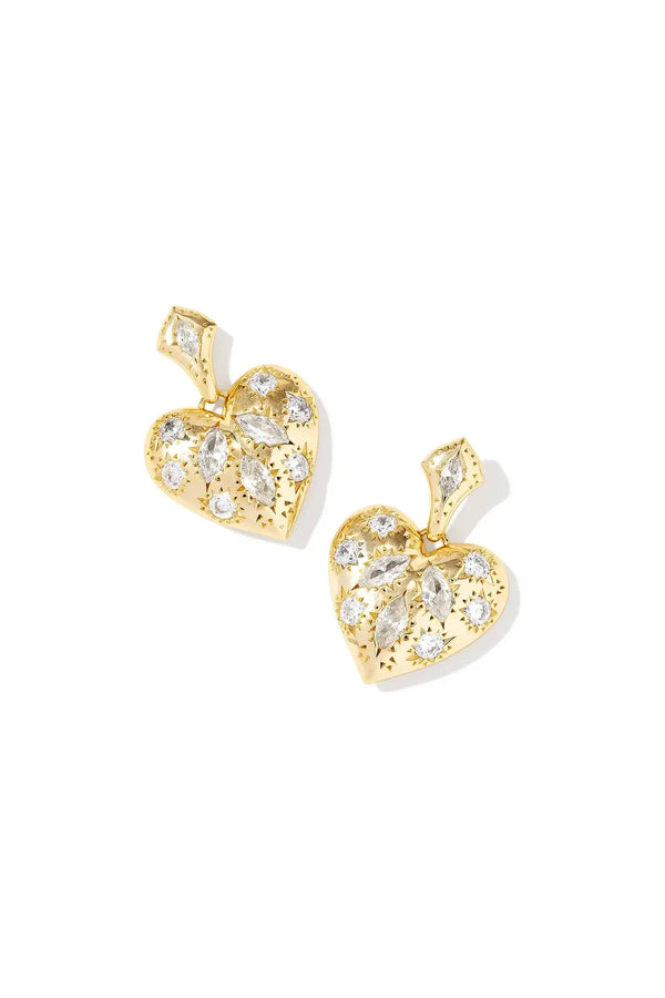 KENDRA SCOTT Holland Heart Drop Earrings