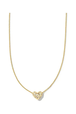 KENDRA SCOTT Holland Heart Short Pendant Necklace