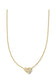 KENDRA SCOTT Holland Heart Short Pendant Necklace