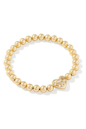 KENDRA SCOTT Holland Heart Stretch Bracelet