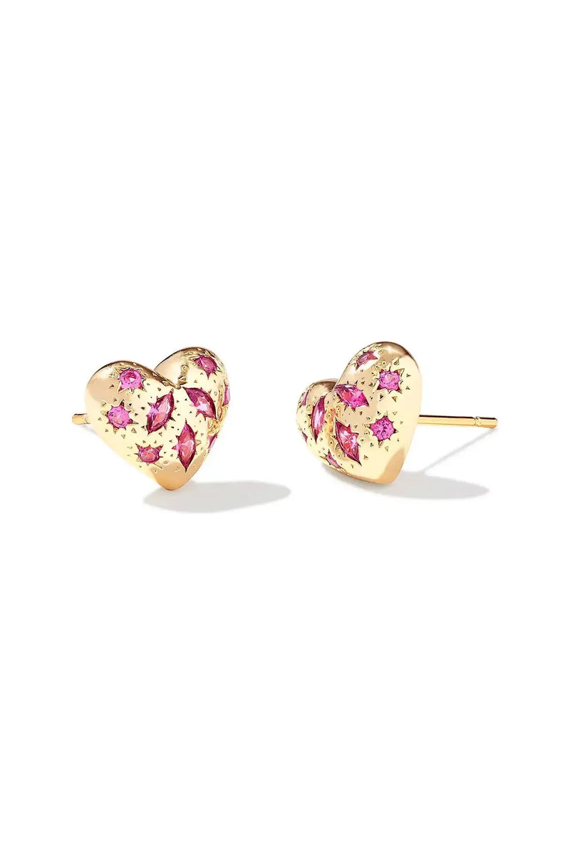 KENDRA SCOTT Holland Heart Studs