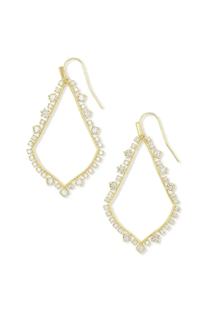 KENDRA SCOTT Sophee Open Frame Crystal Earrings