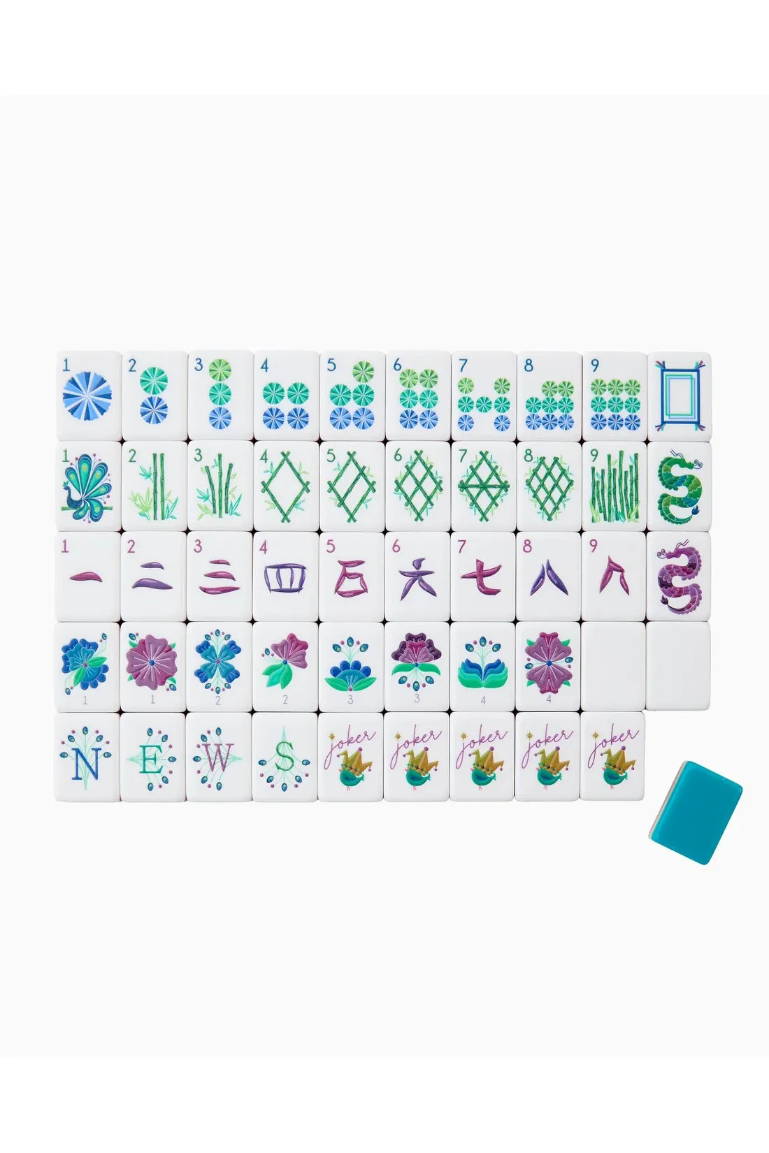 OMM Lagoon Mahjong Tiles