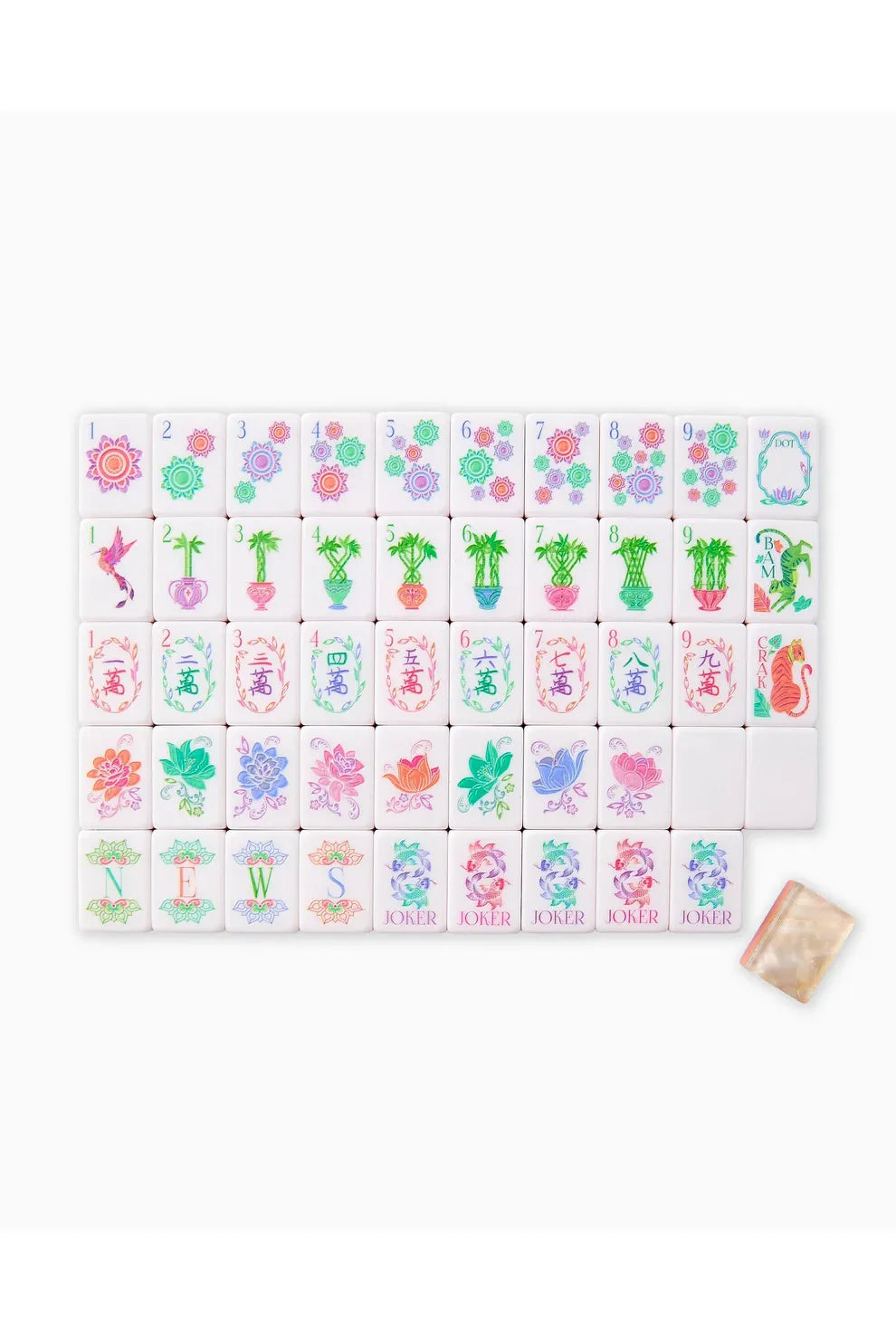 Pearlescent Mahjong Tiles- free shufflers w/purchase