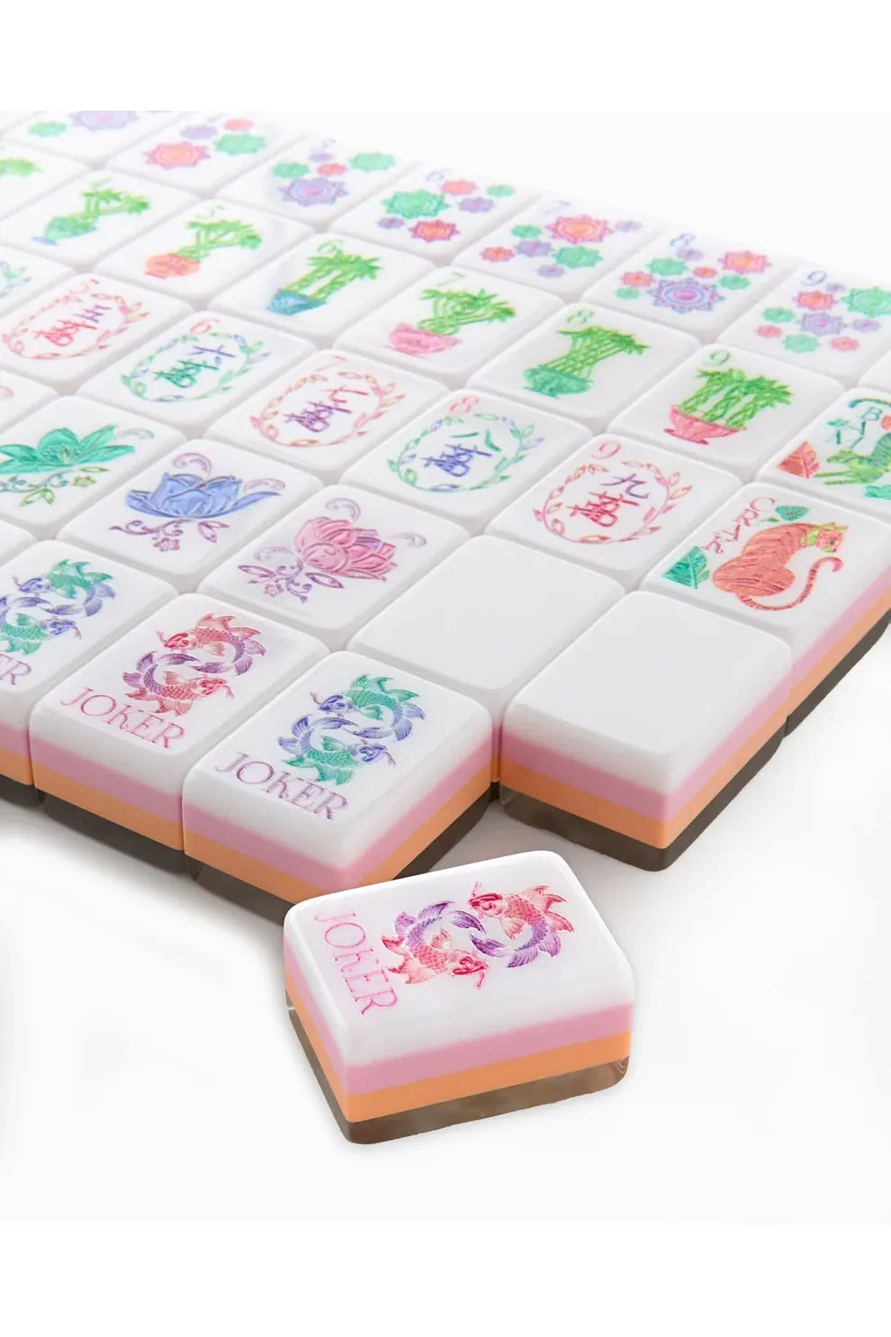 Pearlescent Mahjong Tiles- free shufflers w/purchase
