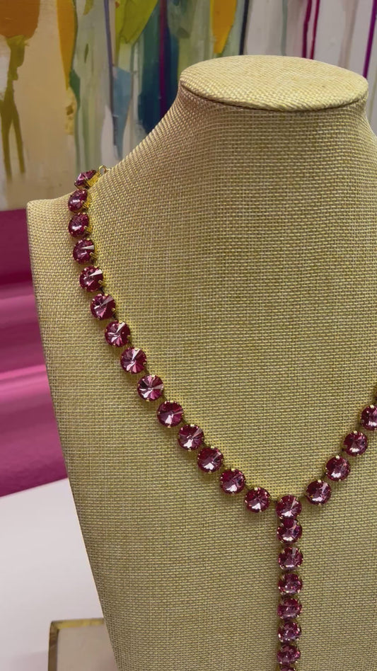 Tova L.A. Necklace Violet Rosaline