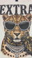 Extra Cheetah Bandana w/Bling Graphic Tee