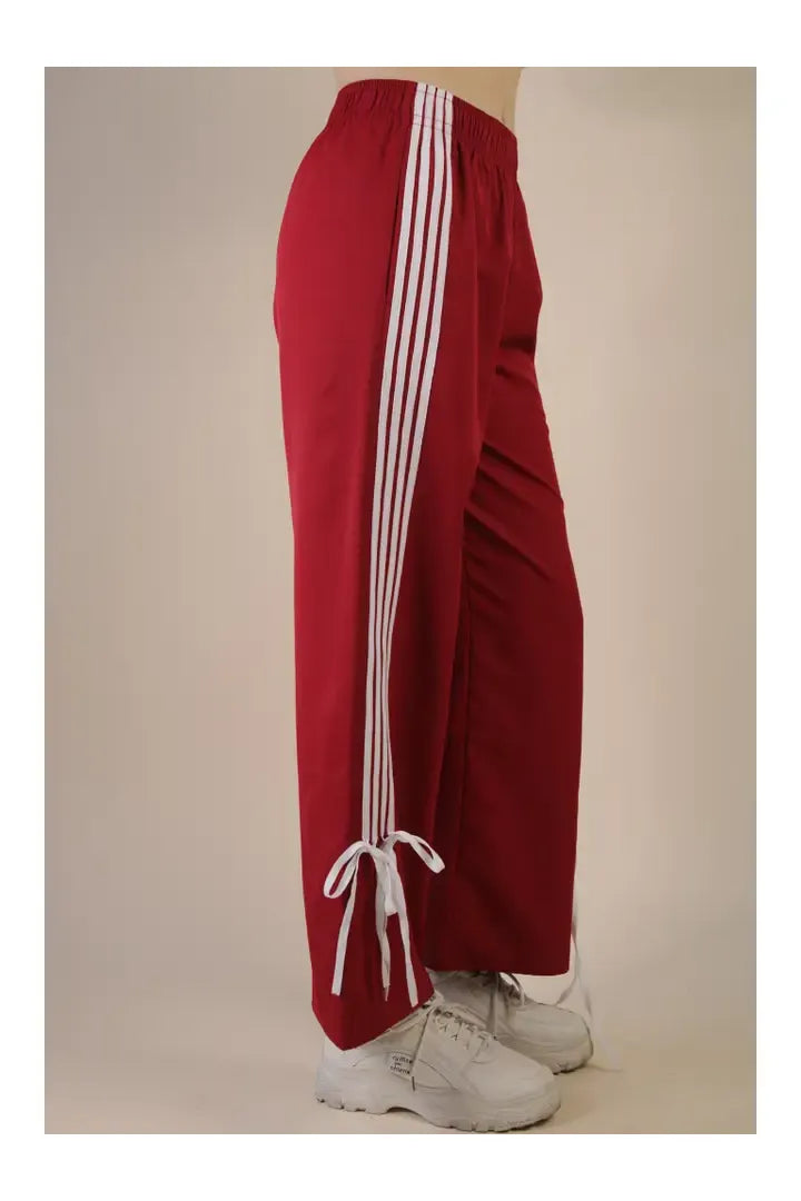 Side Ribbon Jersey Pants