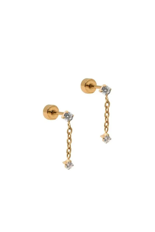 Holland Gold Screwback Stud