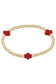 Signature Cross Gold Pattern 3mm Bead Bracelet (choice of 4 cross colors)✔️