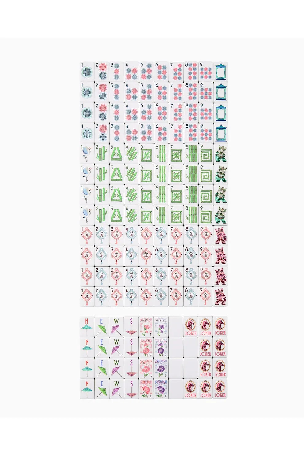 Solara Mahjong Tiles- FREE SHUFFLERS W/PURCHASE