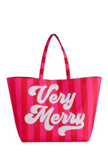 Red Very Merry Tote