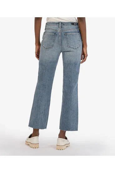 Kelsey High Rise Fab Ab Raw Hem
